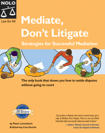Mediate, Don't Litigate